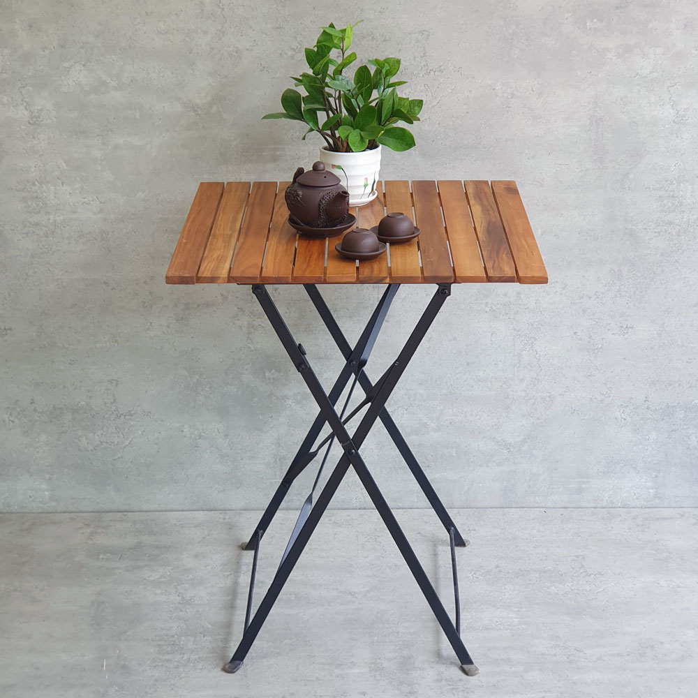 Bàn xếp gọn ngoài trời SHEFIELD 60x60cm gỗ tràm CFD68088 Bàn xếp gọn ngoài trời SHEFIELD 60x60cm gỗ tràm CFD68088 - hình 1