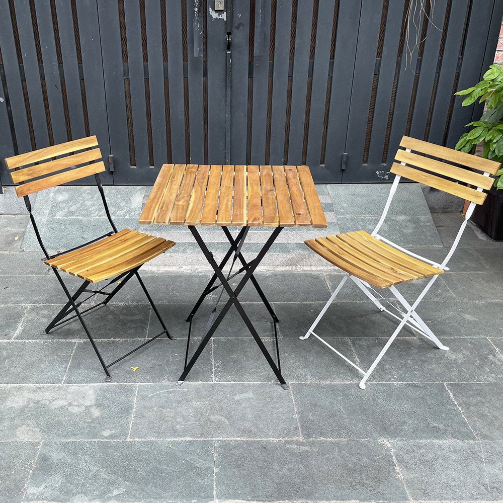 Bàn xếp gọn ngoài trời SHEFIELD 60x60cm gỗ tràm CFD68088 Bàn xếp gọn ngoài trời SHEFIELD 60x60cm gỗ tràm CFD68088 - hình 3