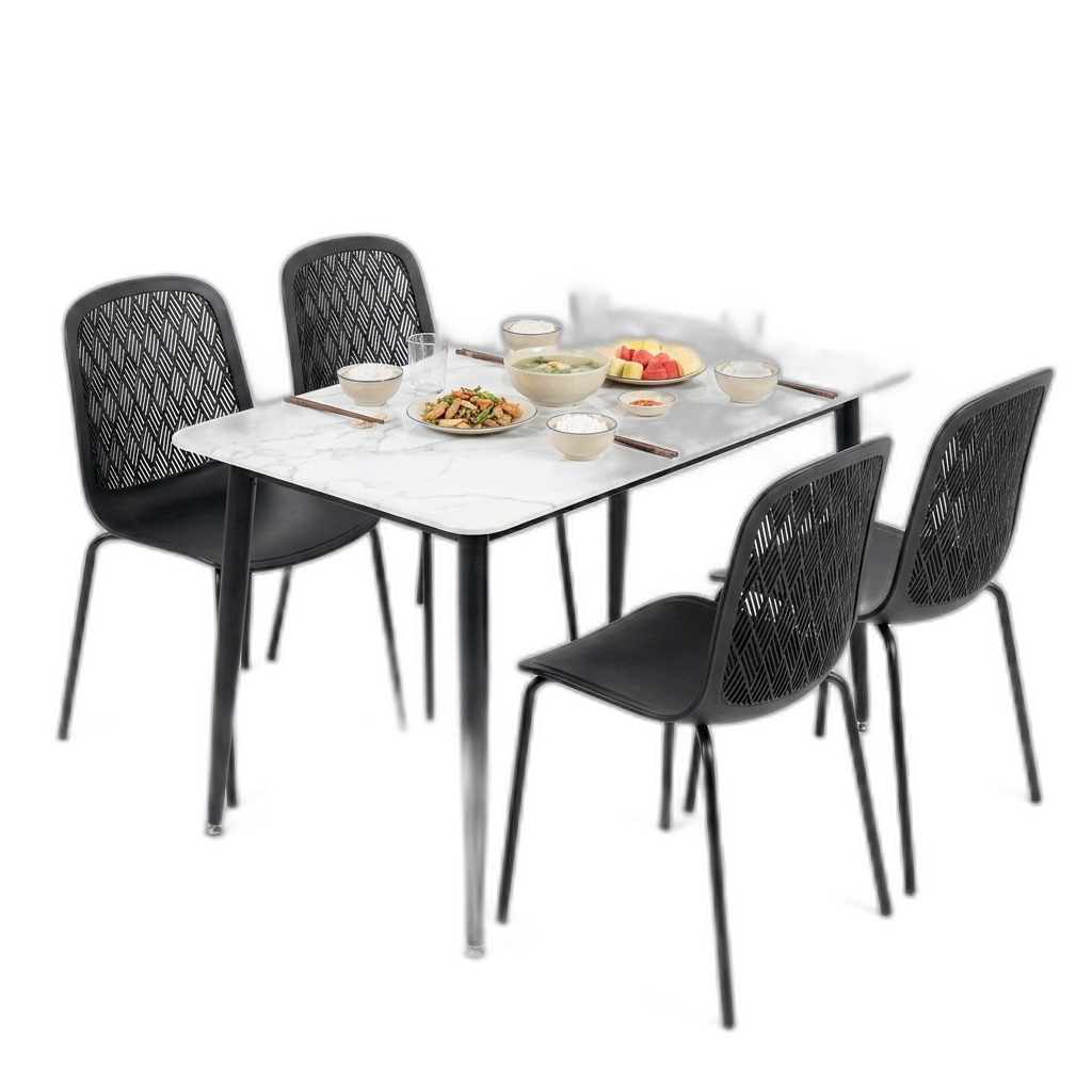 Bộ bàn ăn 120cm và 4 ghế Bộ bàn ăn 120cm và 4 ghế