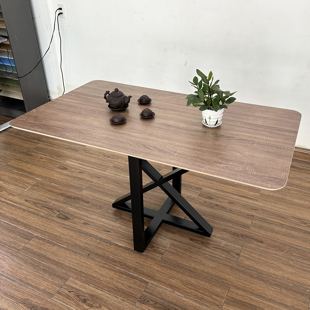 Bộ Bàn Ăn 140x80cm Và 4 Ghế Nệm Simili Bộ Bàn Ăn 140x80cm Và 4 Ghế Nệm Simili - hình 4