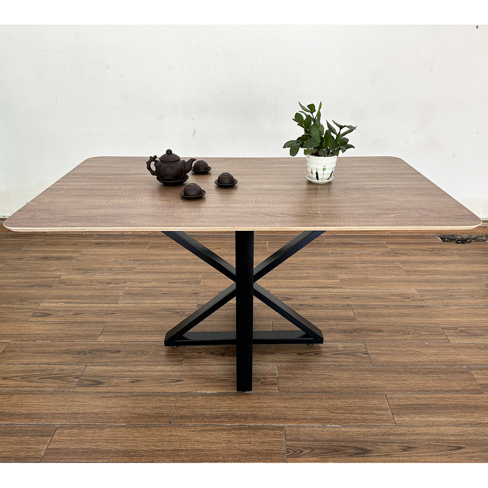 Bộ Bàn Ăn 140x80cm Và 4 Ghế Nệm Simili Bộ Bàn Ăn 140x80cm Và 4 Ghế Nệm Simili - hình 5