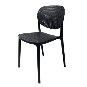 Bộ bàn ăn tròn 1m và 4 ghế nhựa cao cấp - hình 1