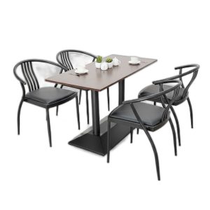 Bộ bàn chữ nhật 4 ghế nhà hàng, cafe - C
