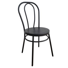 Bộ bàn ghế ăn 4 người bàn ăn tròn ghế sắt - hình 1