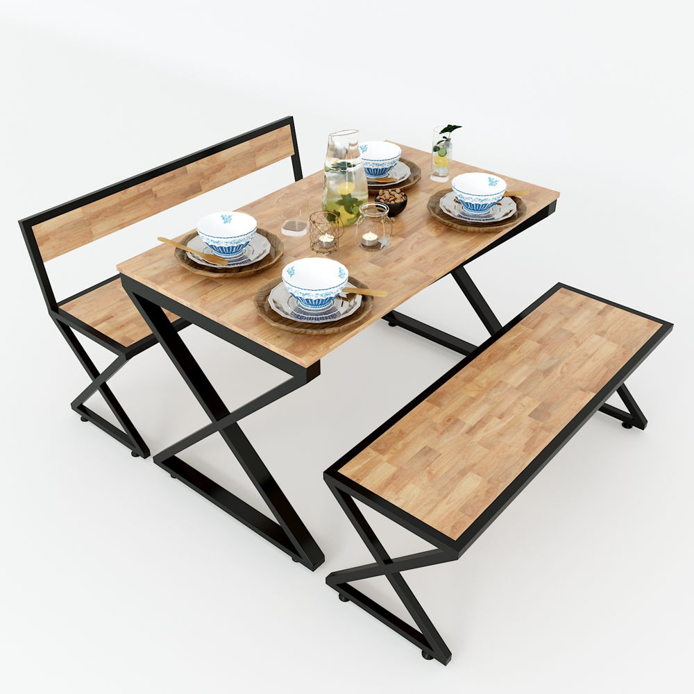 Bộ bàn ghế ăn XConcept dành cho 4 người Bộ bàn ghế ăn XConcept dành cho 4 người - hình 2