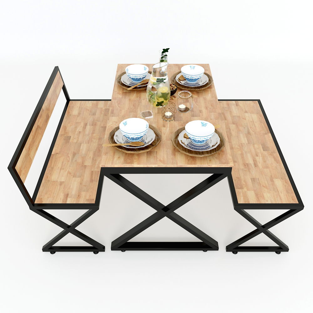 Bộ bàn ghế ăn XConcept dành cho 4 người Bộ bàn ghế ăn XConcept dành cho 4 người - hình 3
