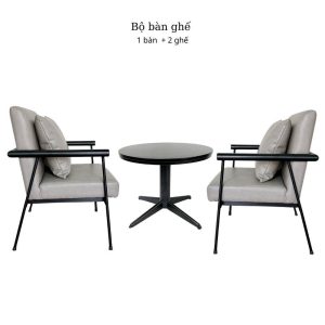 Bộ bàn ghế cafe, bàn ghế thư giãn CBSF68026 - hình 1