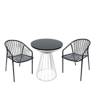Lỗi 404 Bộ bàn ghế cafe mặt gỗ và 2 ghế sắt C