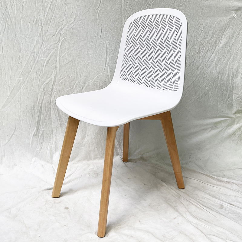 Bộ Bàn Tulip 80cm và 4 Ghế Nhựa Chân Gỗ C Bộ Bàn Tulip 80cm và 4 Ghế Nhựa Chân Gỗ C - hình 1