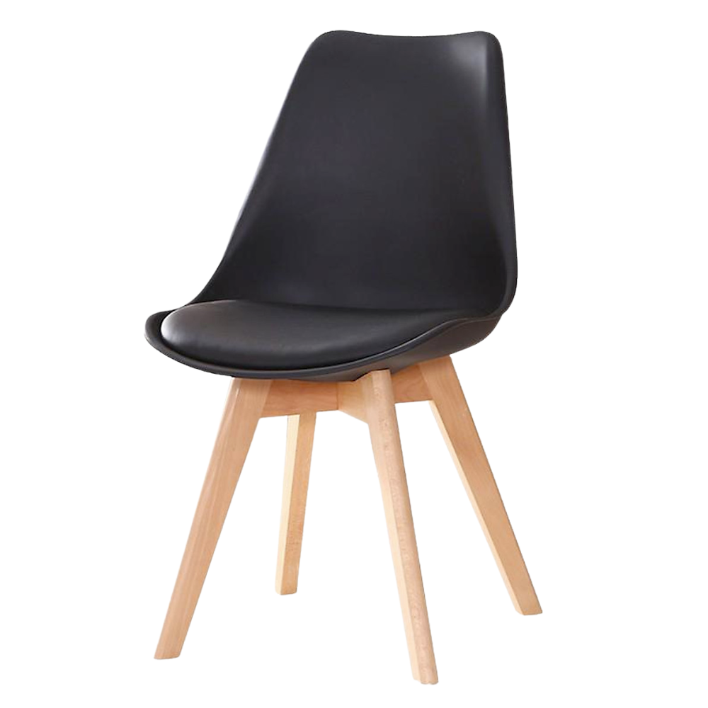 Bộ Bàn Tulip Tròn 60cm Và 2 Ghế Eames Chân Gỗ C Bộ Bàn Tulip Tròn 60cm Và 2 Ghế Eames Chân Gỗ C - hình 1