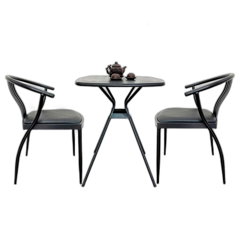Bộ bàn và 2 ghế cafe sắt sơn tĩnh điện C Bộ bàn và 2 ghế cafe sắt sơn tĩnh điện C
