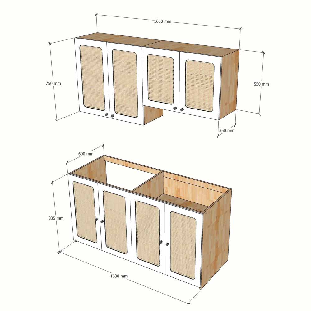 Bộ tủ bếp mini mặt đá hoa cương gỗ cao su Bộ tủ bếp mini mặt đá hoa cương gỗ cao su - hình 1