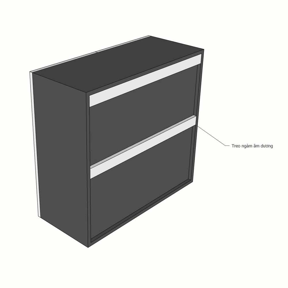 Bộ tủ bếp mini mặt đá hoa cương gỗ cao su Bộ tủ bếp mini mặt đá hoa cương gỗ cao su - hình 5