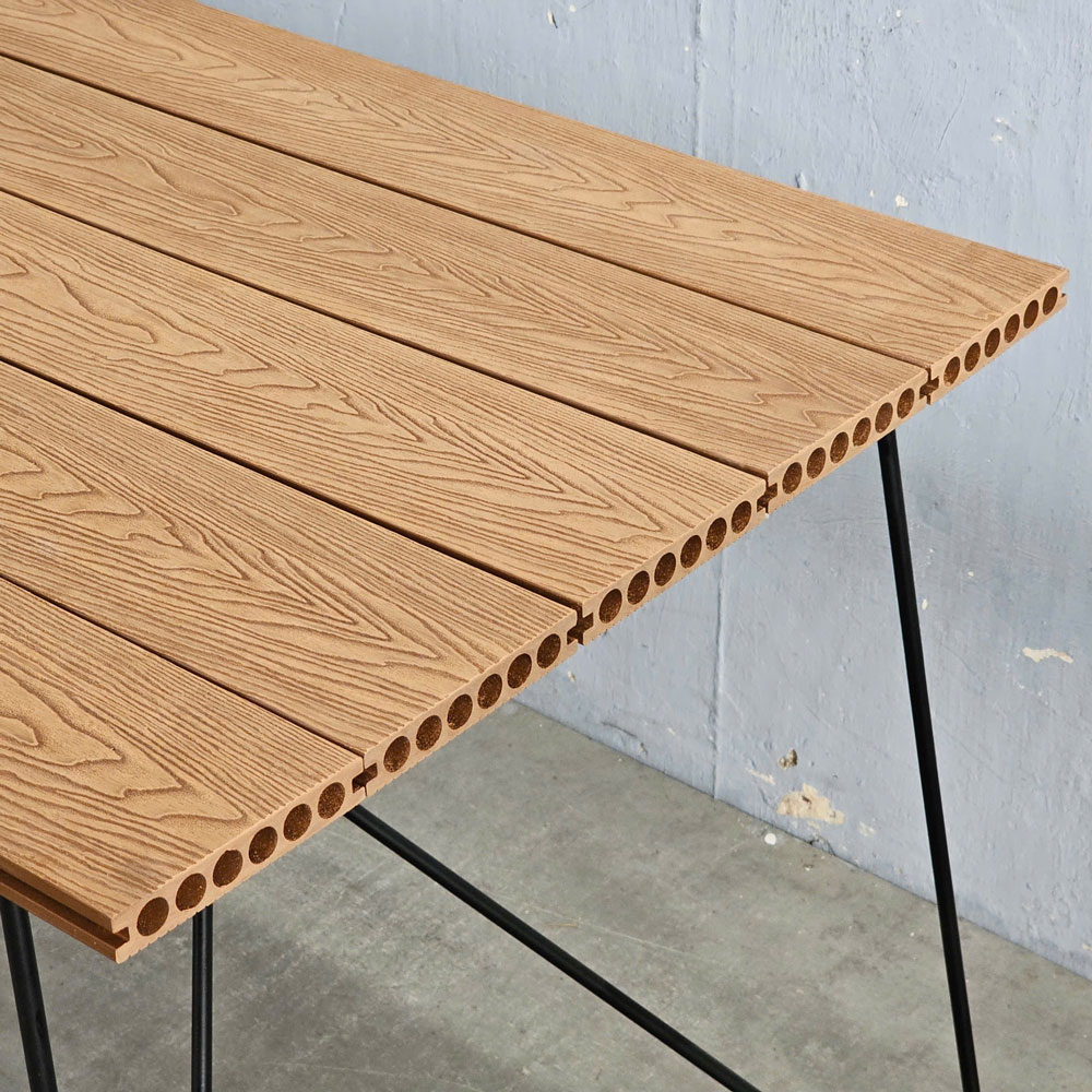 Combo bàn ăn ngoài trời 180x80cm và 6 ghế sắt C Combo bàn ăn ngoài trời 180x80cm và 6 ghế sắt C - hình 3