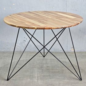 Combo bàn ăn tròn và 4 ghế ăn - hình 1