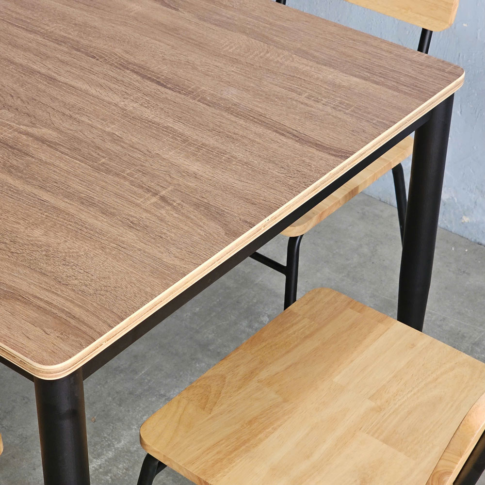 Combo bàn ăn vuông 70x70cm và 4 ghế ăn Combo bàn ăn vuông 70x70cm và 4 ghế ăn - hình 2