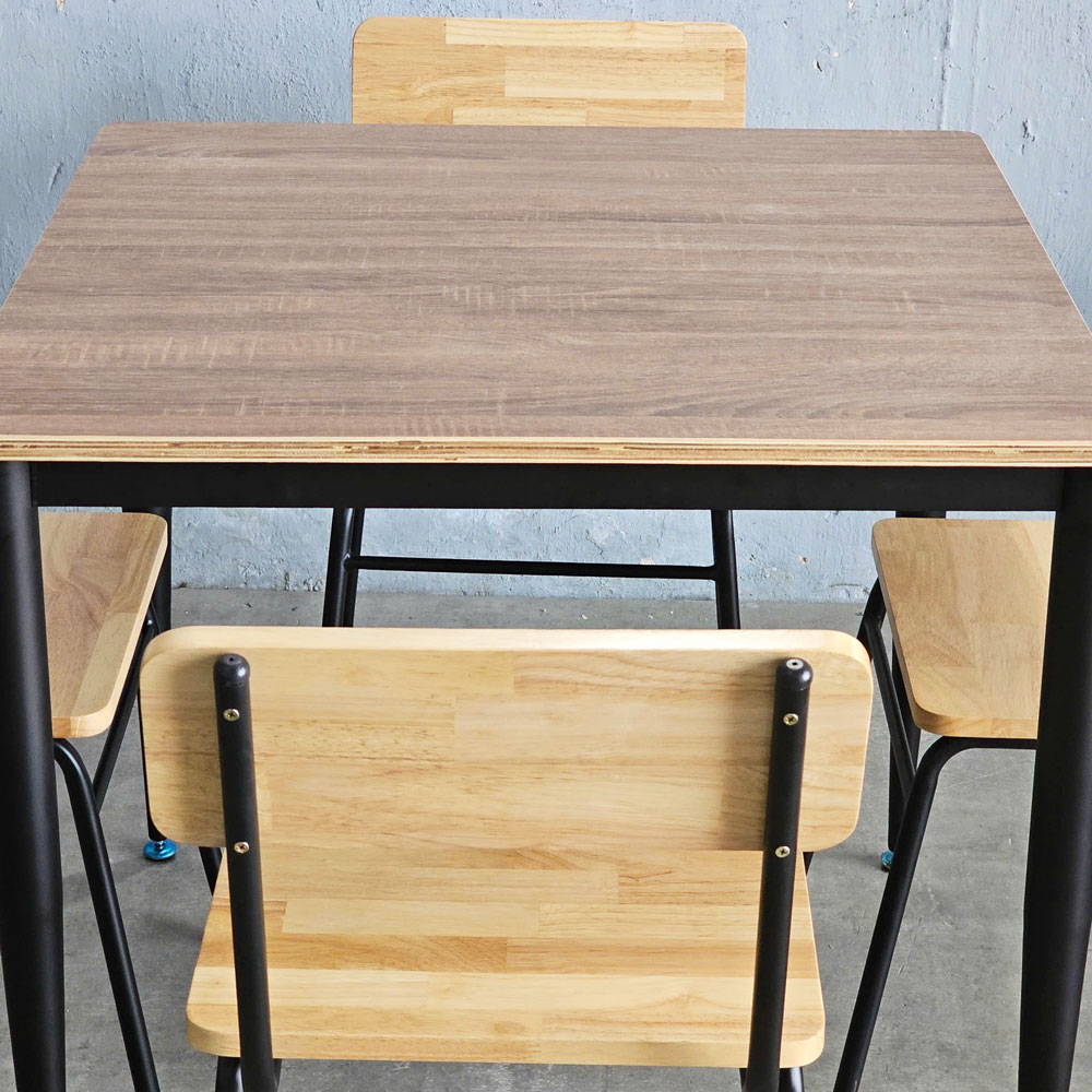 Combo bàn ăn vuông 70x70cm và 4 ghế ăn Combo bàn ăn vuông 70x70cm và 4 ghế ăn - hình 3