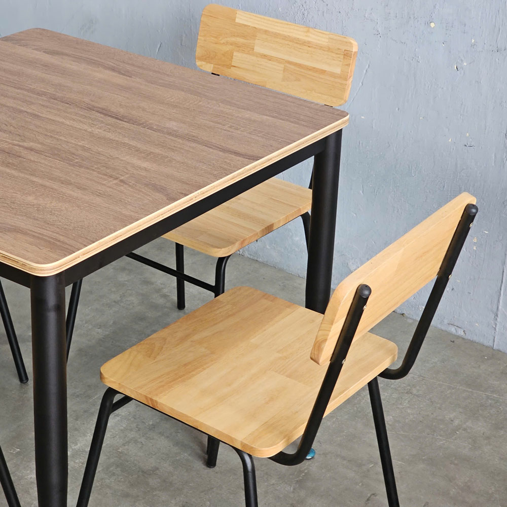 Combo bàn ăn vuông 70x70cm và 4 ghế ăn Combo bàn ăn vuông 70x70cm và 4 ghế ăn - hình 4