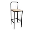 Combo bàn bar 120x45cm và 2 ghế bar gỗ khung sắt C