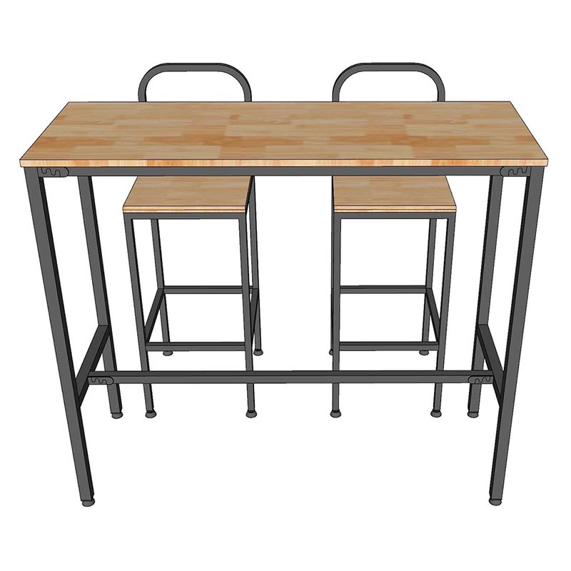 Combo bàn bar 120x45cm và 2 ghế bar gỗ khung sắt C Combo bàn bar 120x45cm và 2 ghế bar gỗ khung sắt C - hình 5