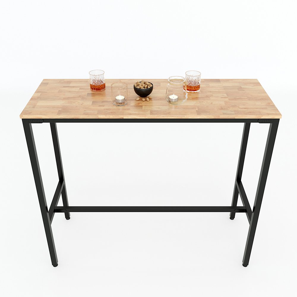 Combo bàn bar 120x45cm và 4 ghế bar mặt gỗ C Combo bàn bar 120x45cm và 4 ghế bar mặt gỗ C - hình 1