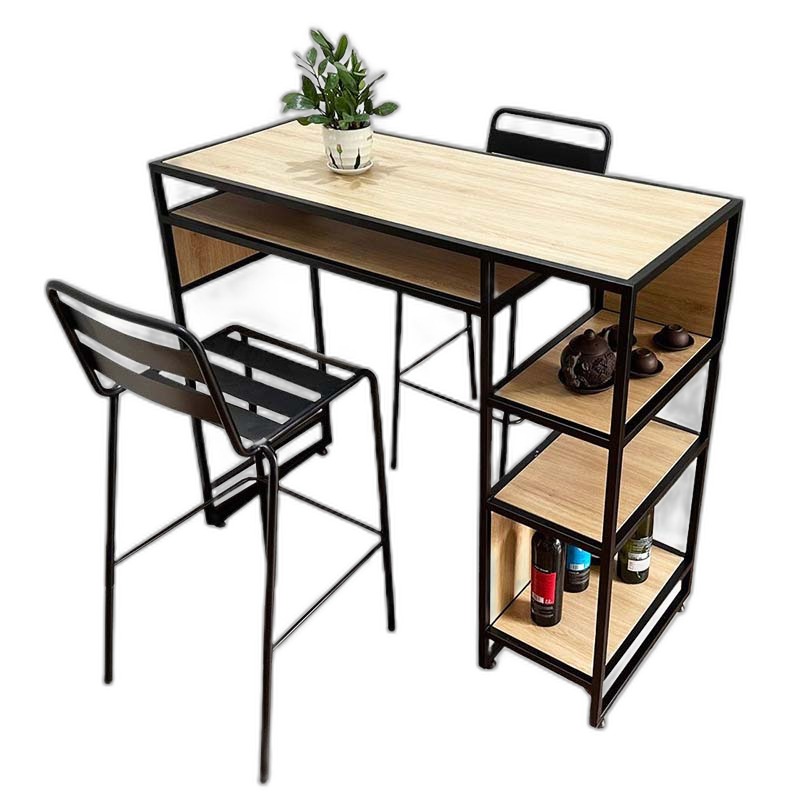 Combo bàn bar kết hợp kệ và 2 ghế bar sắt C Combo bàn bar kết hợp kệ và 2 ghế bar sắt C