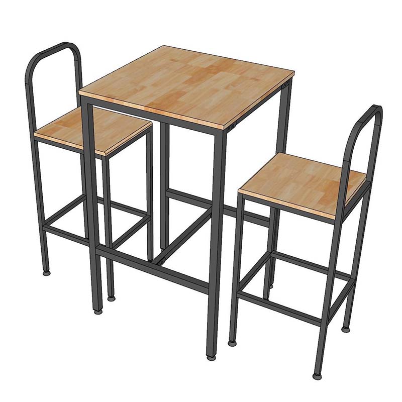 Combo Bàn Bar Vuông 60cm Và 2 Ghế Bar C Combo Bàn Bar Vuông 60cm Và 2 Ghế Bar C - hình 5