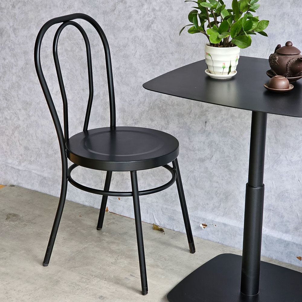 Combo bàn cafe sắt và 2 ghế Thonet sắt sơn tĩnh điện C Combo bàn cafe sắt và 2 ghế Thonet sắt sơn tĩnh điện C - hình 4