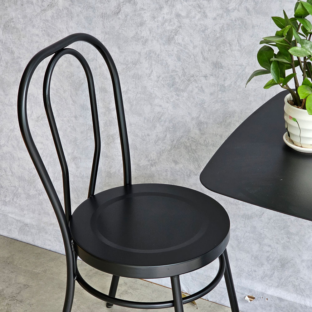 Combo bàn cafe sắt và 2 ghế Thonet sắt sơn tĩnh điện C Combo bàn cafe sắt và 2 ghế Thonet sắt sơn tĩnh điện C - hình 5
