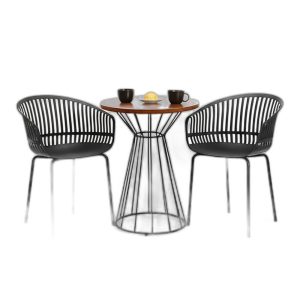 Lỗi 404 Combo bàn cafe tròn gỗ tràm và 2 ghế Verti C