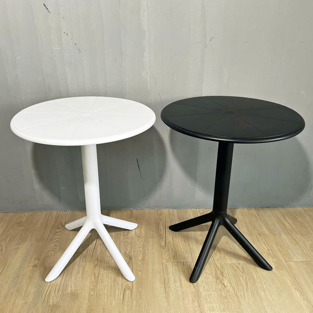 Combo bàn cafe tròn và 2 ghế nhựa C Combo bàn cafe tròn và 2 ghế nhựa C - hình 2