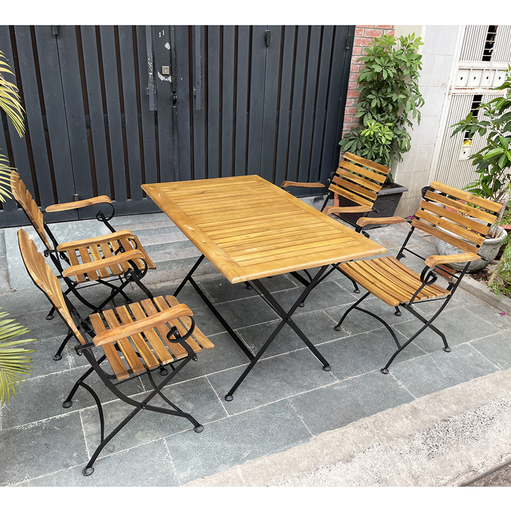 Combo Bàn Ghế Ngoài Trời Xếp Gọn REFORD C Combo Bàn Ghế Ngoài Trời Xếp Gọn REFORD C - hình 5