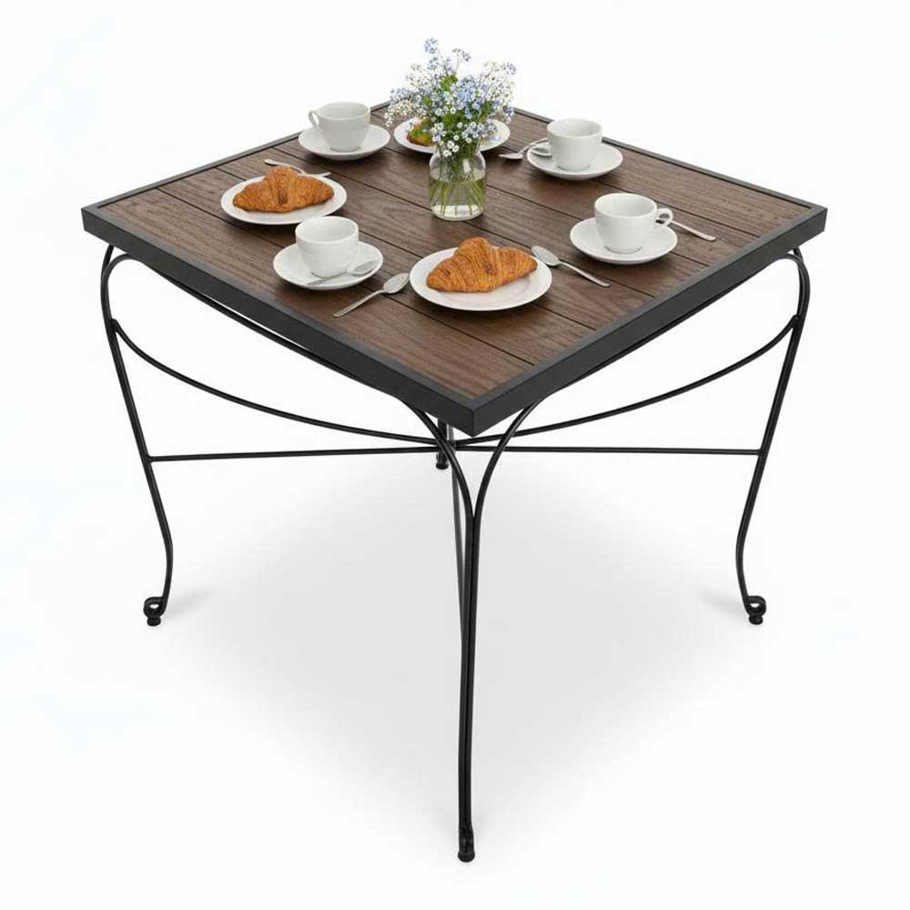 Combo bàn ngoài trời và 4 ghế sắt C Combo bàn ngoài trời và 4 ghế sắt C - hình 3