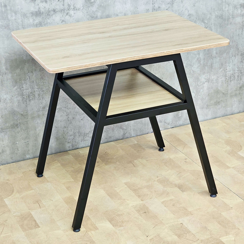Combo bàn TINY 80x60cm và 2 ghế sắt Combo bàn TINY 80x60cm và 2 ghế sắt - hình 1