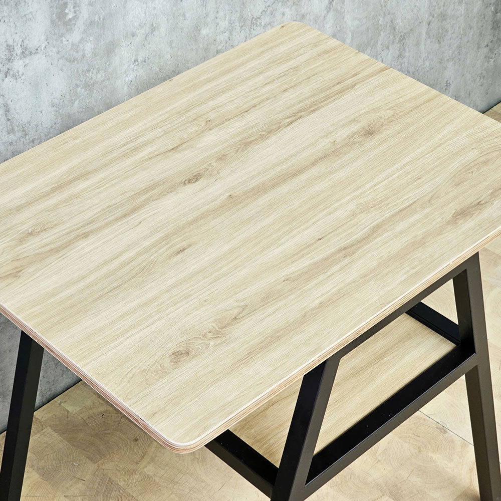 Combo bàn TINY 80x60cm và 2 ghế sắt Combo bàn TINY 80x60cm và 2 ghế sắt - hình 2