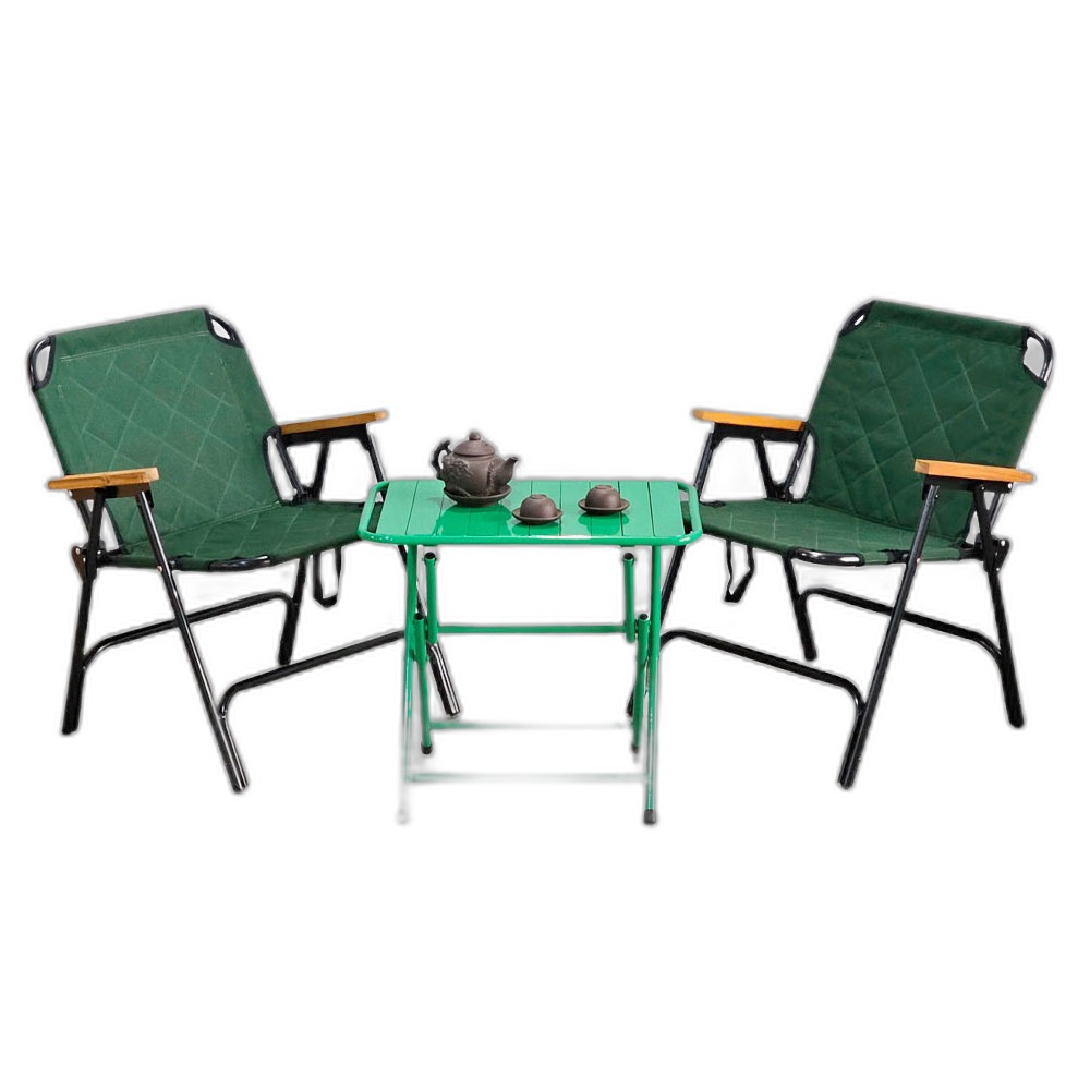 Combo bàn trà chanh và 2 ghế xếp du lịch C Combo bàn trà chanh và 2 ghế xếp du lịch C