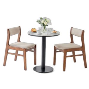 Lỗi 404 Combo bàn tròn mặt đá và 2 ghế Bella gỗ C