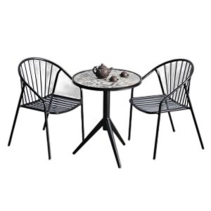 Lỗi 404 Combo bàn tròn mặt gạch bông và 2 ghế cafe sắt C