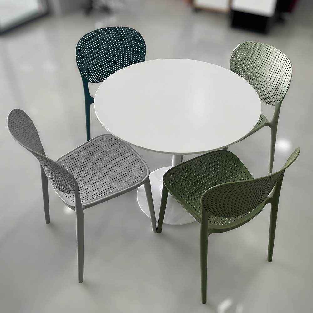 Combo Bàn Tulip 80cm Và 4 Ghế Nhựa Nhiều Màu C Combo Bàn Tulip 80cm Và 4 Ghế Nhựa Nhiều Màu C - hình 3