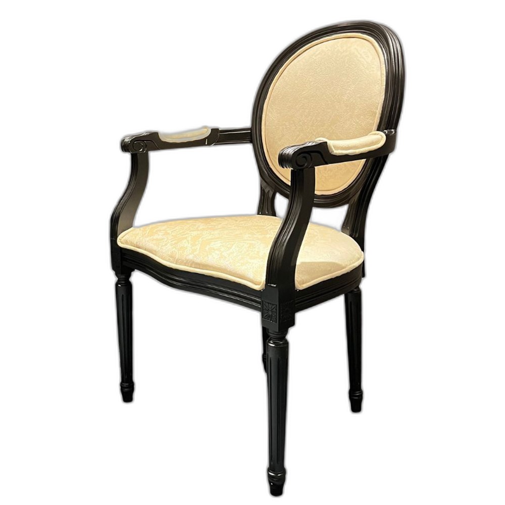 Combo bàn Tulip và 2 ghế Louis đen - C Combo bàn Tulip và 2 ghế Louis đen - C