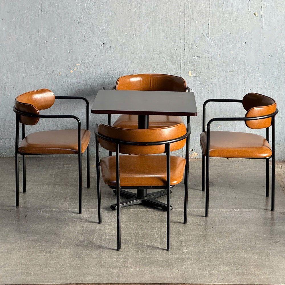 Combo bộ bàn 70x70cm gỗ tràm và 4 ghế Simon khung sắt C Combo bộ bàn 70x70cm gỗ tràm và 4 ghế Simon khung sắt C - hình 5