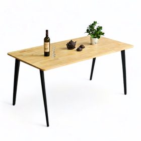 Combo bộ bàn ăn 6 ghế bọc nệm chân sắt - hình 1
