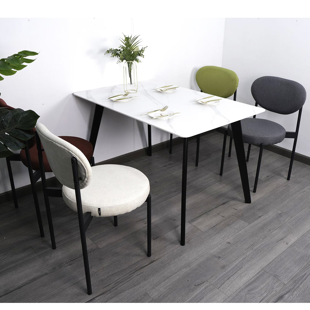 Combo bộ bàn ăn Aster và 4 ghế ngồi có đệm nhiều màu Combo bộ bàn ăn Aster và 4 ghế ngồi có đệm nhiều màu - hình 2