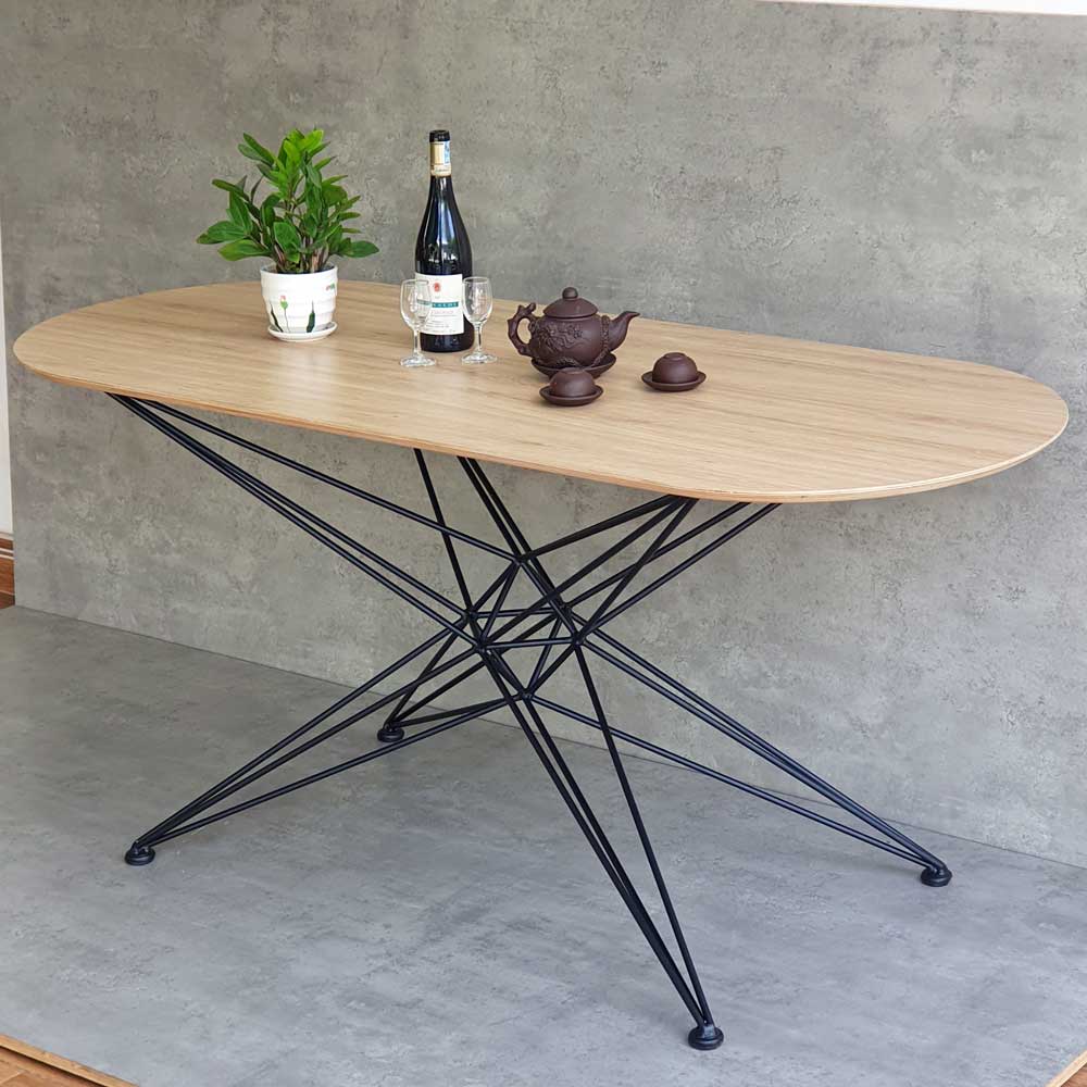 Combo bộ bàn ăn hình Oval 4 ghế ngồi Combo bộ bàn ăn hình Oval 4 ghế ngồi - hình 4
