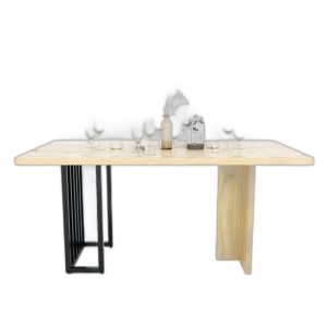 Combo bộ bàn ăn PHELIM và 6 ghế Wisbon gỗ