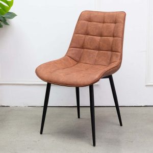 Combo bộ bàn ăn tròn và 6 ghế ăn bọc nệm - hình 1