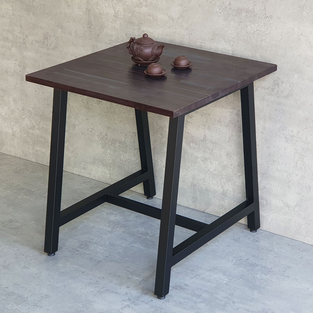Combo bộ bàn ăn vuông và 2 ghế Bull chân sắt bọc nệm Combo bộ bàn ăn vuông và 2 ghế Bull chân sắt bọc nệm - hình 5