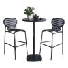 Combo bộ bàn bar sắt 60cm và 2 ghế bar sắt C