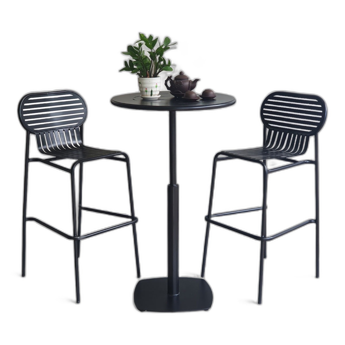 Combo bộ bàn bar sắt 60cm và 2 ghế bar sắt C Combo bộ bàn bar sắt 60cm và 2 ghế bar sắt C