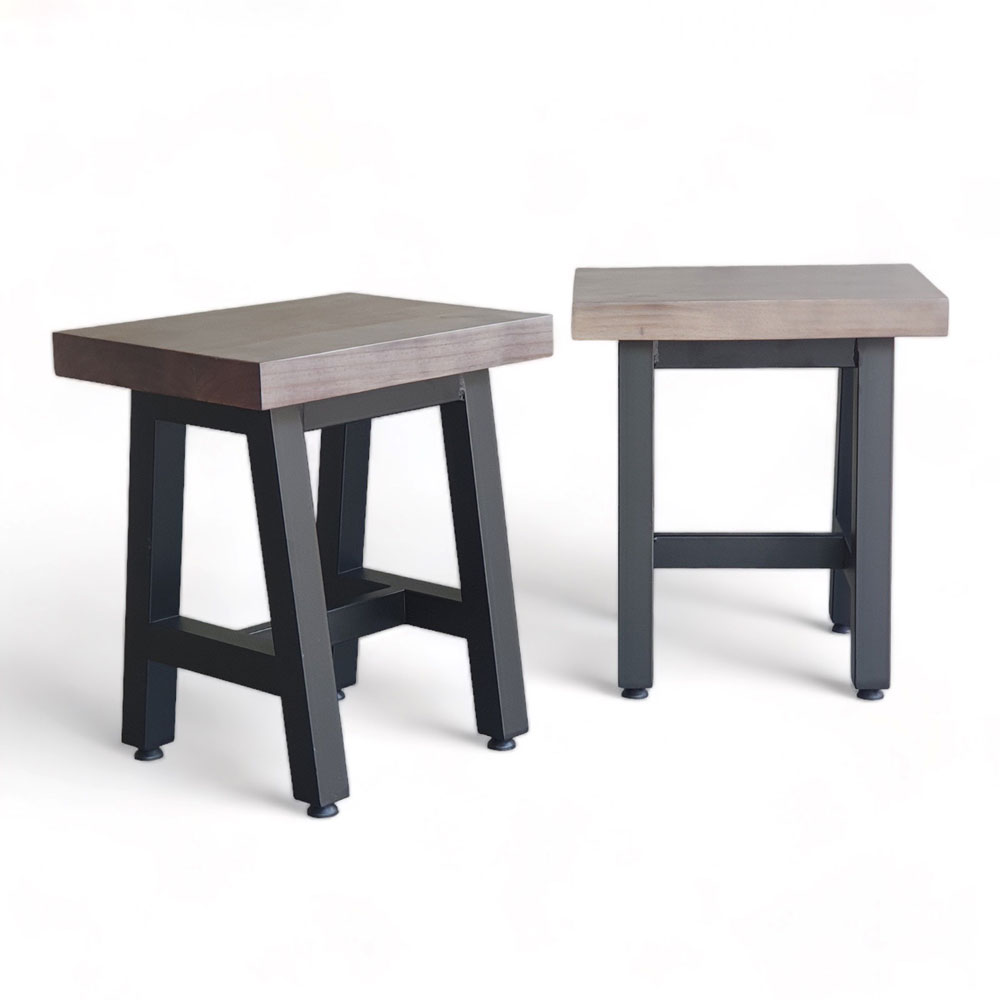 Combo bộ bàn cafe chữ nhật 70x70cm gỗ thông và 2 ghế đôn C Combo bộ bàn cafe chữ nhật 70x70cm gỗ thông và 2 ghế đôn C - hình 3
